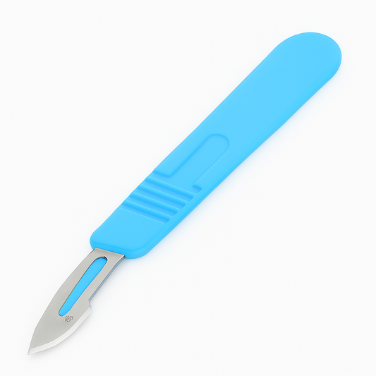 Disposable Blade Handle with Attached Blade