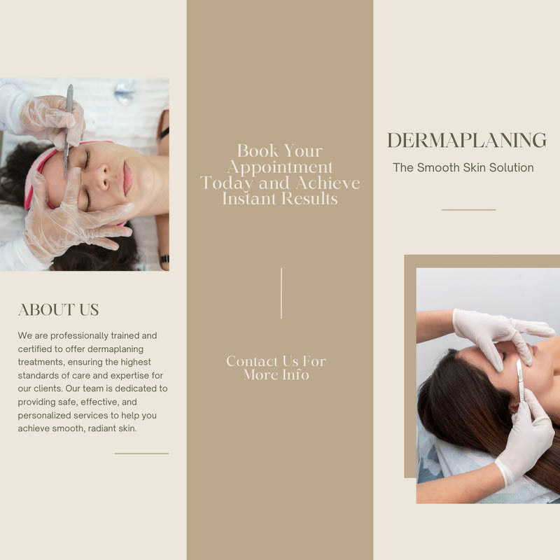 Dermaplaning Sales Brochure — Educate Clients, Drive Conversions