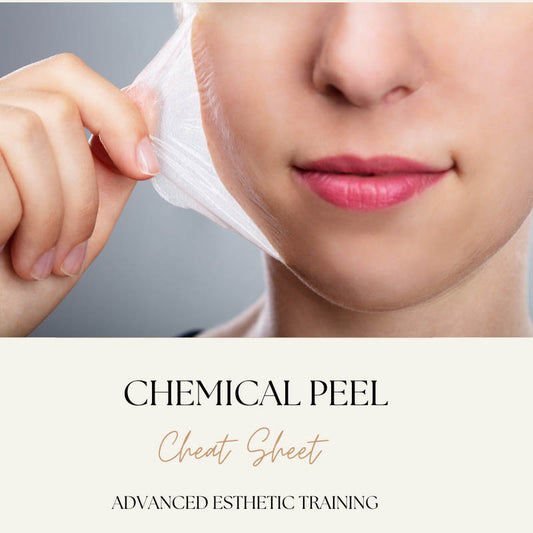 Chemical Peel Cheat Sheet for Estheticians