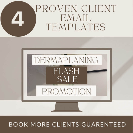 Dermaplaning Flash Sale Email Series — 4-Step Campaign for Maximum Impact