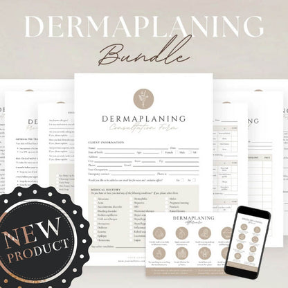 Dermaplaning Forms Bundle — The All-In-One Consent & Client Management Pack