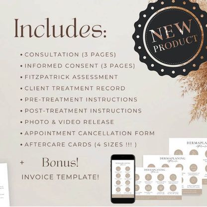 Dermaplaning Forms Bundle — The All-In-One Consent & Client Management Pack