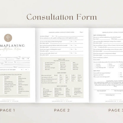 Dermaplaning Forms Bundle — The All-In-One Consent & Client Management Pack