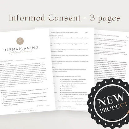 Dermaplaning Forms Bundle — The All-In-One Consent & Client Management Pack