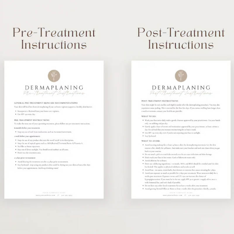Dermaplaning Forms Bundle — The All-In-One Consent & Client Management Pack