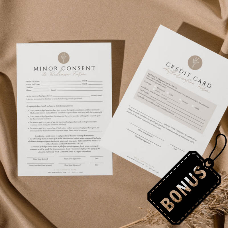 Dermaplaning Forms Bundle — The All-In-One Consent & Client Management Pack