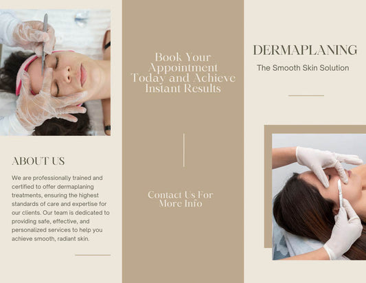 Dermaplaning Sales Brochure — Educate Clients, Drive Conversions