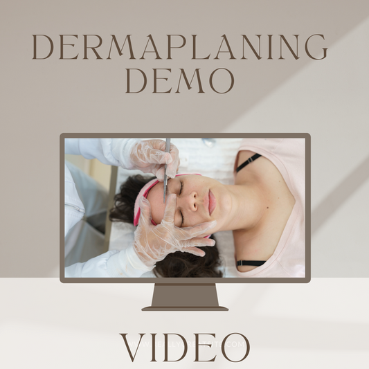 Dermaplaning Demo Video