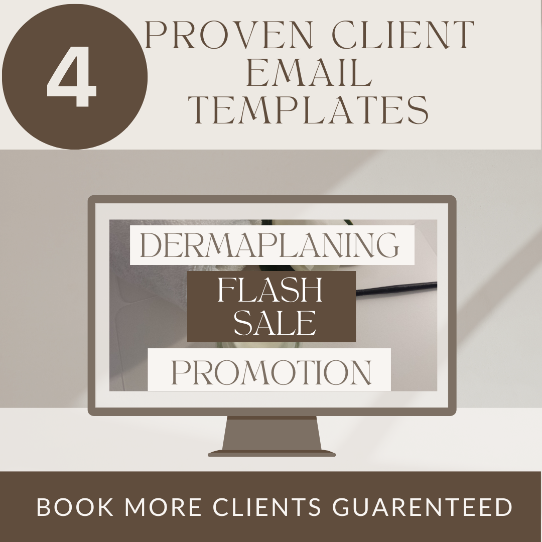 Dermaplaning Flash Sale Email Series: 4-Step Campaign for Maximum Impact