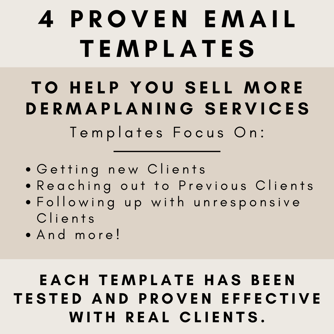 Dermaplaning Flash Sale Email Series: 4-Step Campaign for Maximum Impact